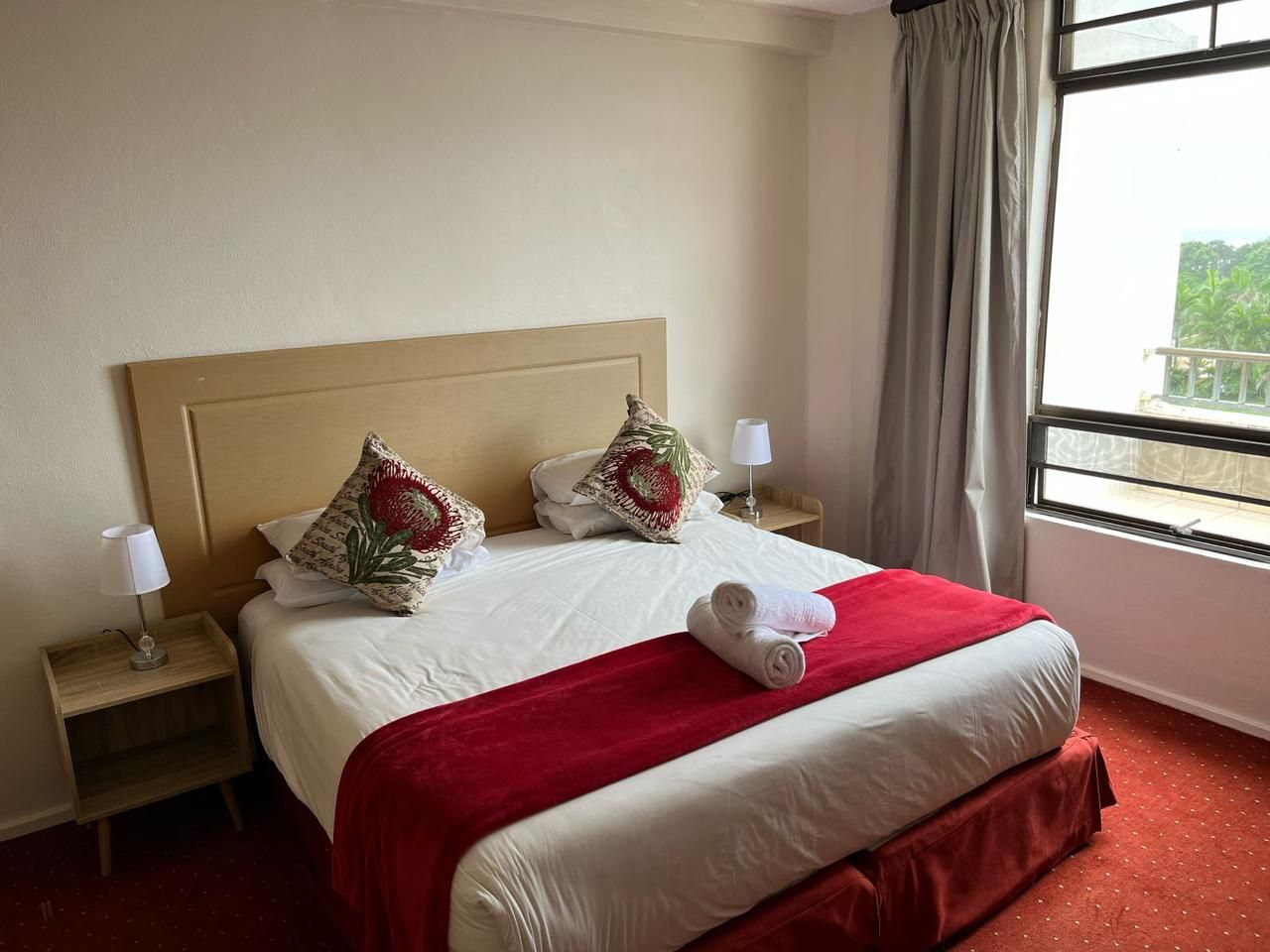 Double room with sea-facing balcony at a partner guest house